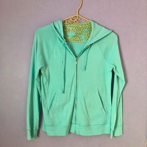 JONES NEW YORK SPORT HOODED ZIP UP JACKET-ONLY WORK ONCE